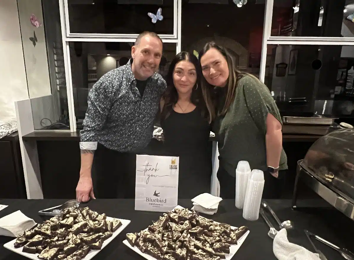 From left to right, Rick, Sabrina, and Michelle,